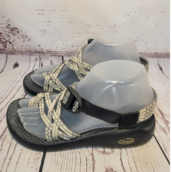 Chaco Shoes - Chaco ZX/2 Cream Black Yampa Sport Outdoor Hiking Water Sandals Women's Sz 7-8